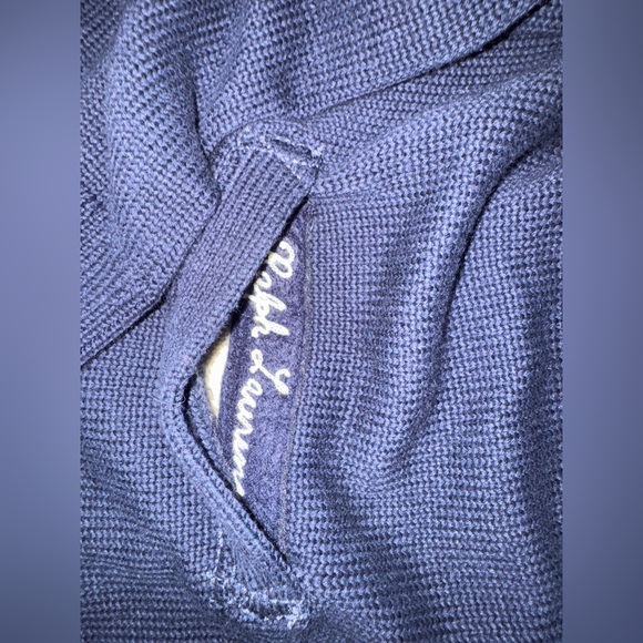 Navy blue varsity sweater - Picture 4 of 4